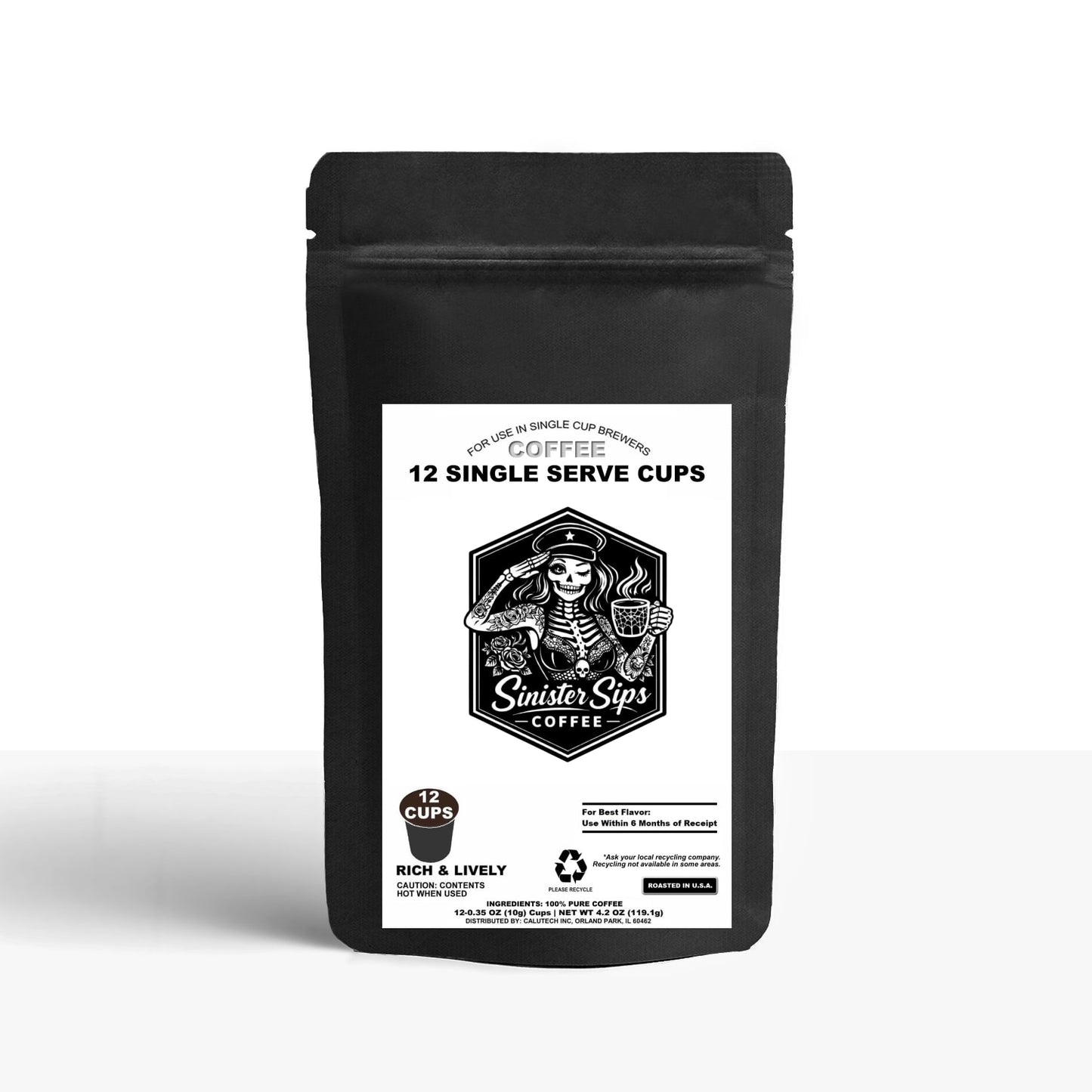 12 Pack Single Serve Coffee Capsules